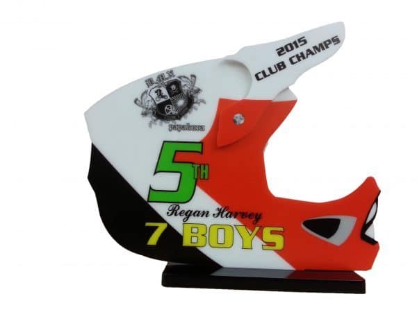 MX Printed Helmet Trophy - Image 5